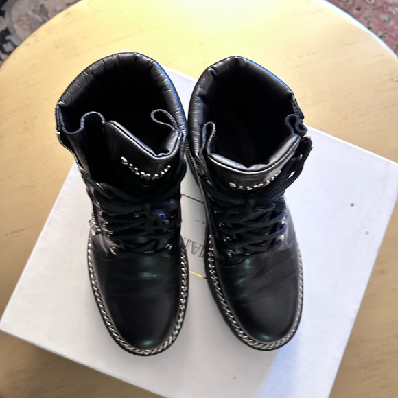 BALMAIN PARIS COMBAT BOOTS - Picture 2 of 6